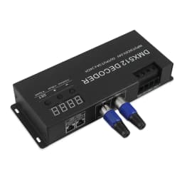 CENFAYA LED DMX 24CH Digital Display Decoder Dimming Driver LED DMX512 Controller for RGBW Strip Light DC5-24V 3A/CH Stage Light
