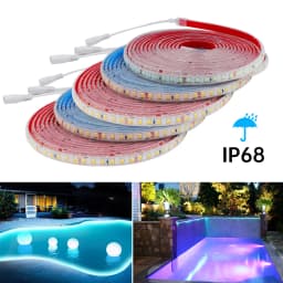 IP68 Waterproof LED Strip 12V 2835 120Leds/m Flexible Tape Outdoor Home Decor 0.5m-10m Ribbon Rope LED Lights 3000k 4000k 6000k