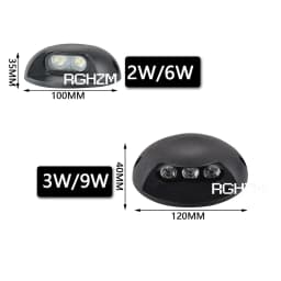 Led Floor Decking Light 12V 24V 2W 3W 6W IP68 Oudoor Underground Buried Lamp Exterior Garden Path Wall Stair Landscape Spotlight