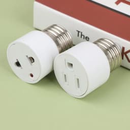1PC E26 E27 Screw B22 Bayonet Lamp Holder To US EU AC Power Plug Adapter Converter Socket Light Head Converter