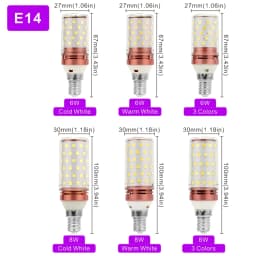 Lampara Led E27 E14 Corn Bulb 6W 8W Light Bulbs 60/80LEDs SMD2835 220V 110V LED Lamp Home Decoration Chandelier Candle Light