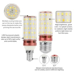 Lampara Led E27 E14 Corn Bulb 6W 8W Light Bulbs 60/80LEDs SMD2835 220V 110V LED Lamp Home Decoration Chandelier Candle Light