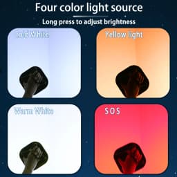 MOSLIGHTING Rechargeable Camping Strong Light with Magnet Zoom Portable Torch Tent Light Work Car Maintenance Lighting LED USB