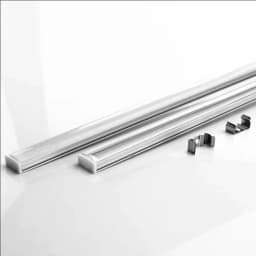10-100PCS DHL 1m LED Strip Aluminum Profile 5050 5730 LED Hard Bar Light LED Bar Aluminum Channel Housing With Cover End Cover