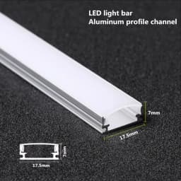 10-100PCS DHL 1m LED Strip Aluminum Profile 5050 5730 LED Hard Bar Light LED Bar Aluminum Channel Housing With Cover End Cover