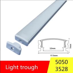 10-100PCS DHL 1m LED Strip Aluminum Profile 5050 5730 LED Hard Bar Light LED Bar Aluminum Channel Housing With Cover End Cover