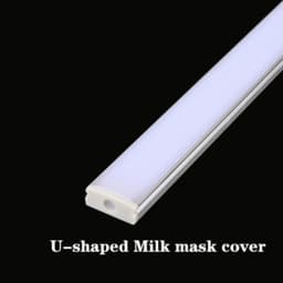 10-100PCS DHL 1m LED Strip Aluminum Profile 5050 5730 LED Hard Bar Light LED Bar Aluminum Channel Housing With Cover End Cover