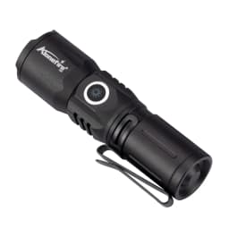 Zoom White Beam Light Long Distance Mini Flashlight Type-C Usb Rechargeable Portable Pocket Torch Home Outdoor 16340 Battery