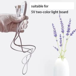 3 pin DC 5V LED Dimmer extension cable USB Port Power Supply Line Dimming wire Color control Switch Adapter For LED Light Bulb