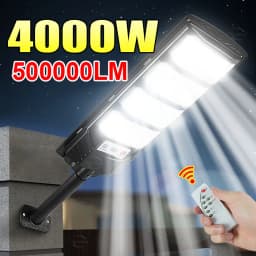 500000LM 4000W/3000W/2000W Solar Led Light Outdoor Powerful Outdoor Motion Sensor Solar Lamp Garden Street Wall Lamp