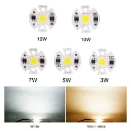 RnnTuu Y32 COB LED Chip Lamp Matrix AC 220V 3W 5W 7W 9W 12W For Floodlight Spotlight No Need Drive Projector Light Bulb beads