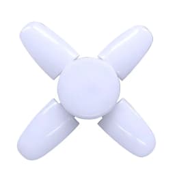 E27 Foldable Fan Shape LED Bulb Lamp 220V/85V-265V LEDs Light Bulbs For Home Ceiling Lamp Warehouse Garage White Light 6500K