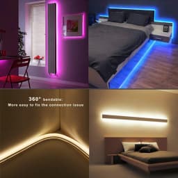 DC 12V LED Neon Strip Rope Lights Neon IP67 Waterproof 6X12mm Flexible Light 2835 120LED/m DIY Diode Tape Blue/Green/Red/Yellow
