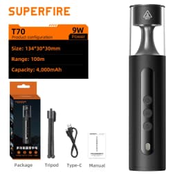 S11-H UV Flashlight 365nm Mini Ultraviolet Light Torch USB Rechargeable UV Light Inspection Lamp Pet Urine Stain Detector Tools