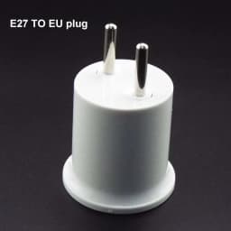 EU plug E27 Lamp led bulbs Base To EU US Plug power Socket Lamp Holder Converter Adapter for Light Bulb Lamp
