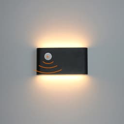 Modern LED Outdoor Motion Sensor Waterproof Wall Lamp With Human Body Sending Motion For Garden Courtyard Corridor Lighting