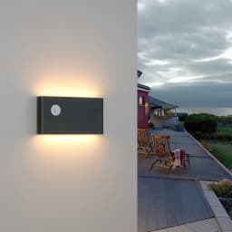 Modern LED Outdoor Motion Sensor Waterproof Wall Lamp With Human Body Sending Motion For Garden Courtyard Corridor Lighting