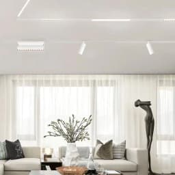 Modern Magnetic Track Lights Embedded LED White Spotlight Downlight Living Room Without Main Light Lighting Grille Lamp Series