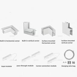 Modern Magnetic Track Lights Embedded LED White Spotlight Downlight Living Room Without Main Light Lighting Grille Lamp Series