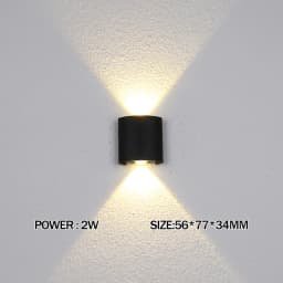 IP65 Waterproof indoor outdoor Led wall lights up down LED 5W 10W Led Wall Lamp Surface Mounted Cube Garden Porch Light