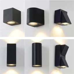 IP65 Waterproof indoor outdoor Led wall lights up down LED 5W 10W Led Wall Lamp Surface Mounted Cube Garden Porch Light