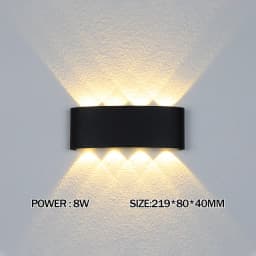 IP65 Waterproof indoor outdoor Led wall lights up down LED 5W 10W Led Wall Lamp Surface Mounted Cube Garden Porch Light