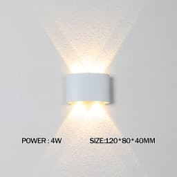 IP65 Waterproof indoor outdoor Led wall lights up down LED 5W 10W Led Wall Lamp Surface Mounted Cube Garden Porch Light