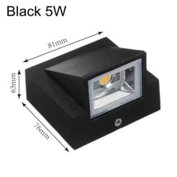 IP65 Waterproof indoor outdoor Led wall lights up down LED 5W 10W Led Wall Lamp Surface Mounted Cube Garden Porch Light