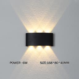 IP65 Waterproof indoor outdoor Led wall lights up down LED 5W 10W Led Wall Lamp Surface Mounted Cube Garden Porch Light