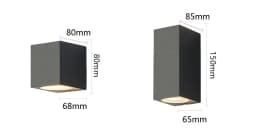 IP65 Waterproof indoor outdoor Led wall lights up down LED 5W 10W Led Wall Lamp Surface Mounted Cube Garden Porch Light