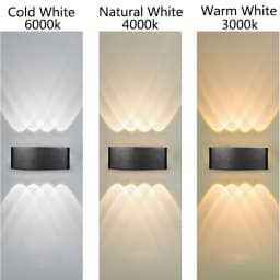 IP65 Waterproof indoor outdoor Led wall lights up down LED 5W 10W Led Wall Lamp Surface Mounted Cube Garden Porch Light