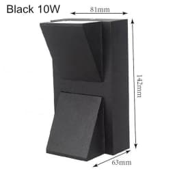 IP65 Waterproof indoor outdoor Led wall lights up down LED 5W 10W Led Wall Lamp Surface Mounted Cube Garden Porch Light