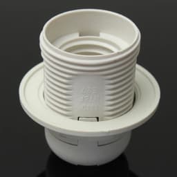 E27 E14 Lamp Bulb Holder Edison Screw Cap Socket 250V 4A/2A White/Black Half/Full Tooth Screw Led Bulb Light Base 1PCS