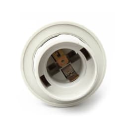 E27 E14 Lamp Bulb Holder Edison Screw Cap Socket 250V 4A/2A White/Black Half/Full Tooth Screw Led Bulb Light Base 1PCS