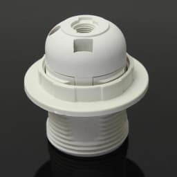E27 E14 Lamp Bulb Holder Edison Screw Cap Socket 250V 4A/2A White/Black Half/Full Tooth Screw Led Bulb Light Base 1PCS
