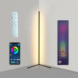 LED Ambiance Floor Lamp, Decorative Atmosphere Lamp, APP Control, Remote Control Tuner, Change Light Mode with Music Rhythm