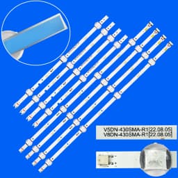 LED Backlight strip for UN43T5300 UN43T5300AG UA43N5380 UE43N5300 UE43N5000 UA43N5100 UN43J5290 UE43N5300AU UE43J5000AK