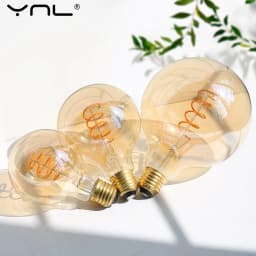 E27 LED Filament Light Bulb 220V 4W A60 ST64 T45 T185 G80 G95 G125 Retro Vintage Ampoules LED Edison Lamp Spiral Bulb For Home