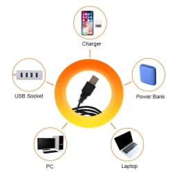 Drop Shipping USB Sunset Lamp LED Without Choice Mark Rainbow Neon Night Light Projector Photography Wall Atmosphere Lighting