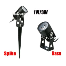 4/10pcs 3W LED Landscape Lights 220V Waterproof Garden Pathway Lights Walls Trees Flags Outdoor Spotlights With Spike Lawn Lamps