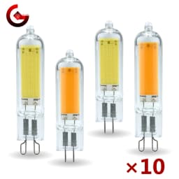 10pcs/lot G4 G9 LED Light Bulb 3W 6W 220V Dimmable COB Glass LED Lamp Replace 40W 60W Halogen Bulb for Pendant Light Chandelier