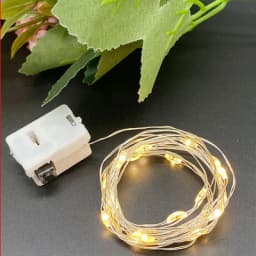 With battery LED String Lights Copper Silver Wire Garland Light Fairy Lights Party Decoration For Christmas Wedding 1/2/3METER