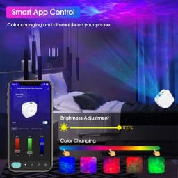 Tuya WiFi Intelligent High-definition Starry Sky Projector Intelligent Voice Control System APP Adjustment Projector Home Gifts