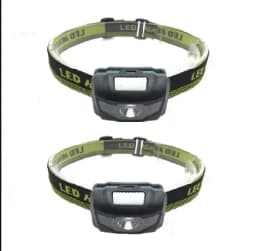Zk20 LED Headlight Head Bike Lamp Light Infrared Ray Mini Waterproof 600Lm 4 Modes R3+2 LED 3xAAA Headlamp With Headband