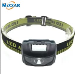 Zk20 LED Headlight Head Bike Lamp Light Infrared Ray Mini Waterproof 600Lm 4 Modes R3+2 LED 3xAAA Headlamp With Headband