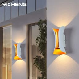 LED Wall Lamp 12W Aluminum IP65 Waterproof Ourdoor Wall Lights Garden Porch Modern Indoor Nordic Sconce Lamp Decoration Lighting