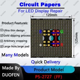 P5 series Circuit Paper,Double-sided solder pads, fully covered with large holes ,Used for repairing damaged PCB pads
