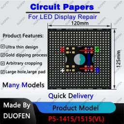 P5 series Circuit Paper,Double-sided solder pads, fully covered with large holes ,Used for repairing damaged PCB pads