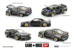 Kaido House + MINIGT 1/64 Nissan Skyline GT-R (R34)(R33) Honda NSX Racing Kaido Works V3 V2 KHMG Cars Alloy Diecast Metal Model