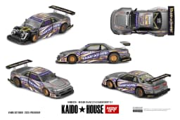 Kaido House + MINIGT 1/64 Nissan Skyline GT-R (R34)(R33) Honda NSX Racing Kaido Works V3 V2 KHMG Cars Alloy Diecast Metal Model